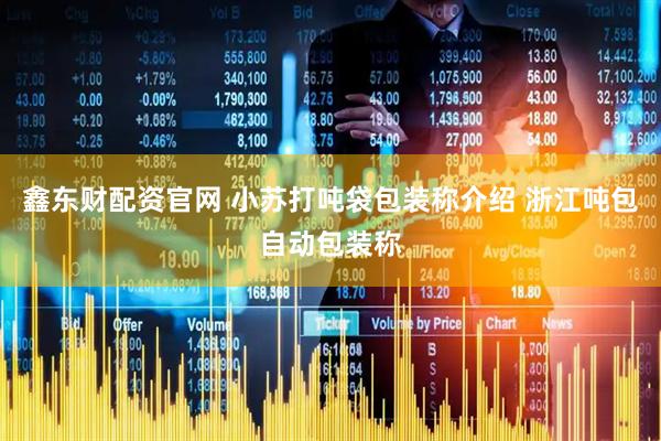 鑫东财配资官网 小苏打吨袋包装称介绍 浙江吨包自动包装称
