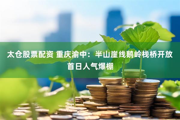 太仓股票配资 重庆渝中：半山崖线鹅岭栈桥开放首日人气爆棚